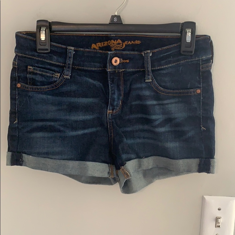 Blue jean shorts